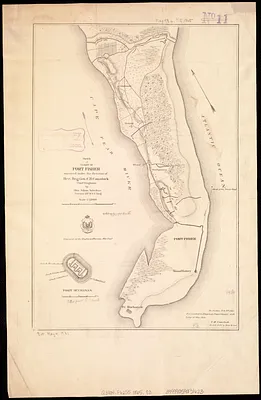 Sketch of vicinity of Fort Fisher