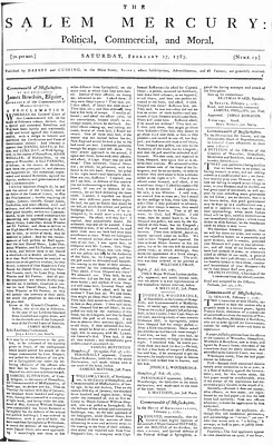 The Salem Mercury: Political, Commercial, and Moral