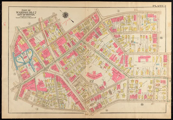 Atlas of the city of Boston, Roxbury