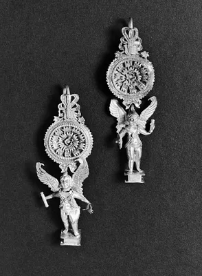 Pair of Earrings with Eros