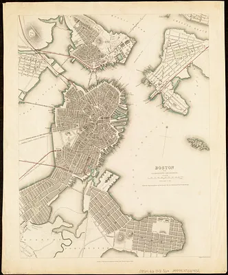 Boston with Charlestown and Roxbury