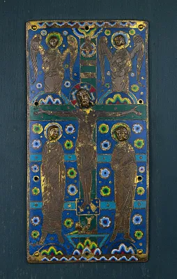 Plaque from a Book Cover with the Crucifixion