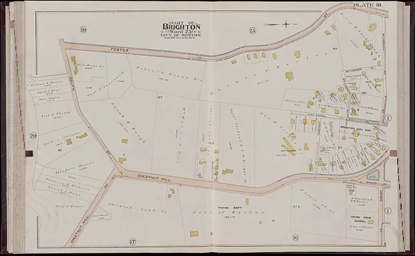 Atlas of the city of Boston, volume seven, Brighton, Mass.