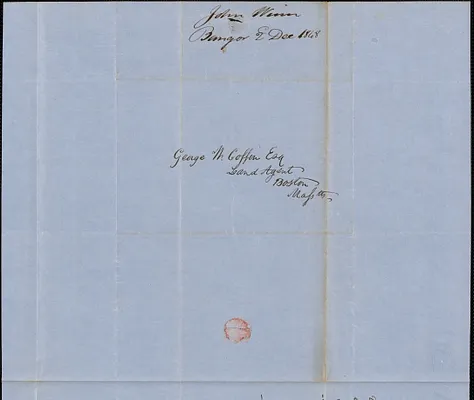 John Winn to George  Coffin, 2 December 1848