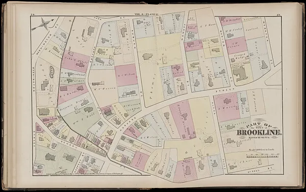 Atlas of the town of Brookline, Massachusetts