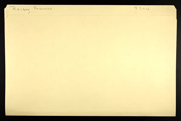 Reiter, Frances
