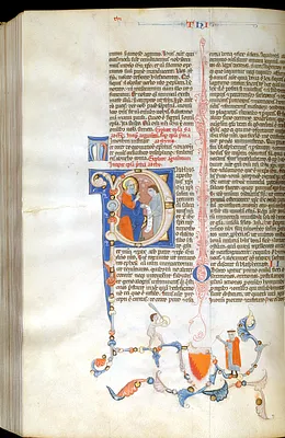 Leaf from Bentivoglio Bible
