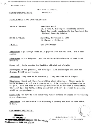 November 6, 1976 - Ford, Kissinger