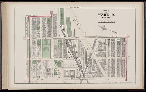 Atlas of the county of Suffolk, Massachusetts : vol. 1st including Boston proper : from actual surveys and official records