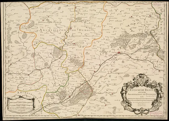 L'Evesché de Blois, divisé en Archidiaconéz et Doyennéz