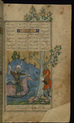 Rustam Kills his Brother Shaghad Before Dying in the Pit