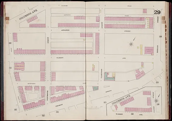 Insurance map of Boston : volume 2