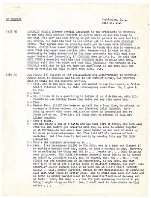 Summaries of Telephone Conversations