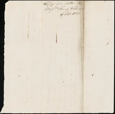 George Coffin to Peavey and Pearce, 11 October 1832