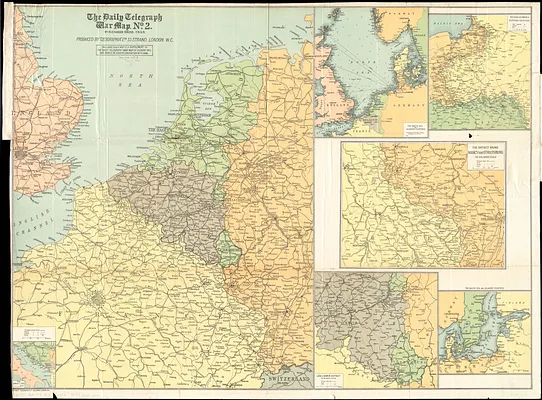 The Daily Telegraph war map no. 2