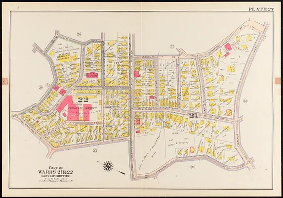 Atlas of the city of Boston, Roxbury