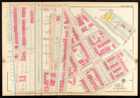 Atlas of the city of Boston, Roxbury
