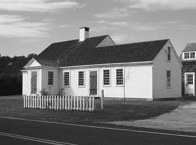 The Burgess house, built in 1823, a garden showcase in the mid 20th century