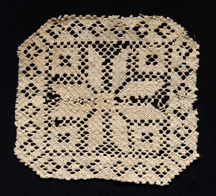 Fragment with Floral Motif