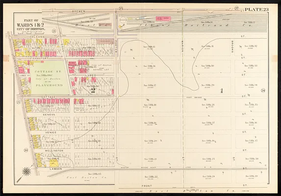 Atlas of the city of Boston, Charlestown and East Boston