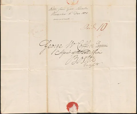 Levi Lincoln to George Coffin, 3 December 1825