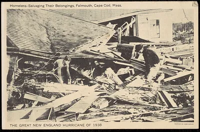 Homeless--Salvaging Their Belongings, Falmouth, Cape Cod, Mass.