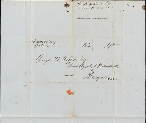 E.S. Clark to George Coffin, 16 October 1844
