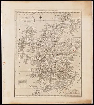 Scotland with the principal roads from the best authorities