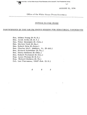 Participants in the 5:00 PM Photo Session for Senatorial Candidates [Meeting Attendee List]