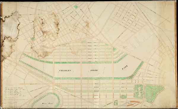 [Plan for proposed Charles River Park]