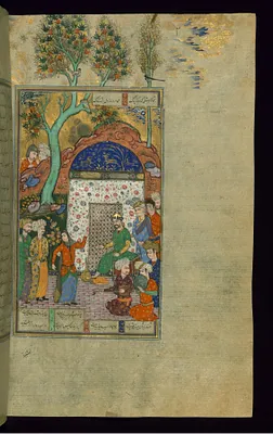 Afrasiyab’s Chieftains Before Kay Khusraw
