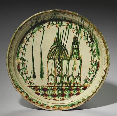 Plate: Majolica