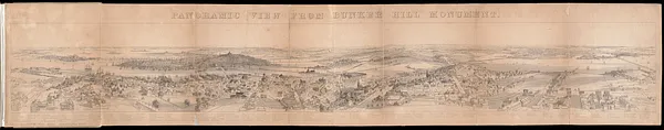 Panoramic view from Bunker Hill Monument