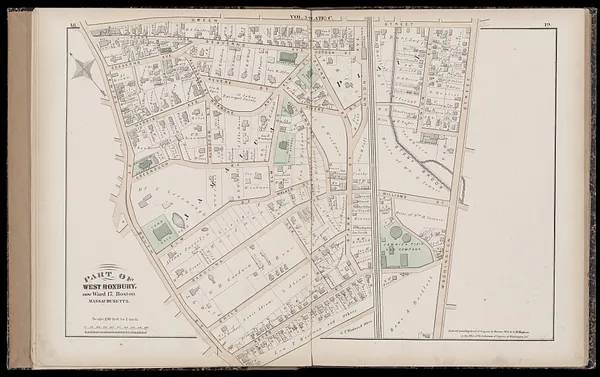 Atlas of the county of Suffolk, Massachusetts : vol. 5th, West Roxbury, now ward 17, Boston : from actual survey & official records