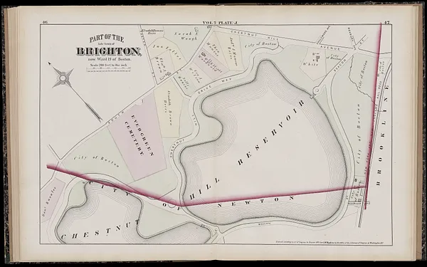 Atlas of Suffolk, county, vol. 7th, late town of Brighton, now ward 19 of Boston, Massachusetts : from actual survey & official records