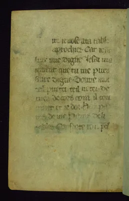 Incomplete Book of Hours: Added Leaf, Communion Prayer