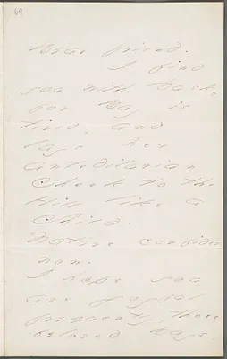 Your Scholar (Emily Dickinson), Amherst, Mass., autograph letter signed to Thomas Wentworth Higginson, June 1877
