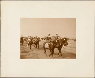 Plymouth Tercentenary Pagaent, lady riders in the progress of King James