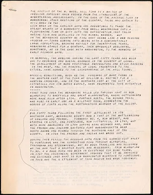 Writings about Town History for Bicentennial