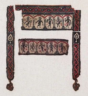 Garment Decoration (""Segmentum"") with Figures Under an Arcade