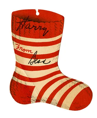 Christmas Gift Tag from Bess W. Truman to Harry S. Truman