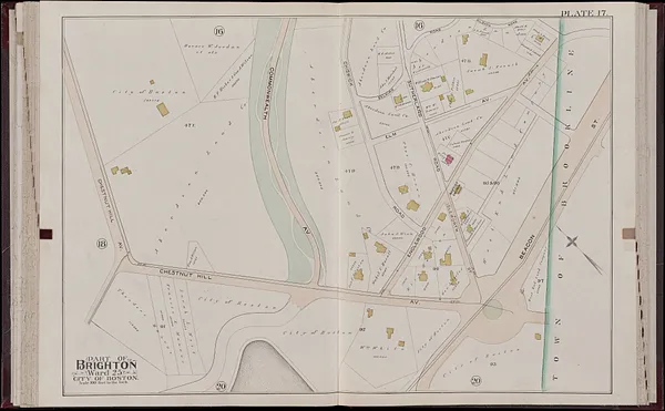 Atlas of the city of Boston, volume seven, Brighton, Mass.