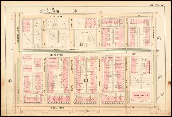 Atlas of the city of Boston : city proper