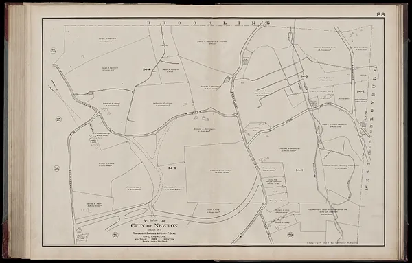 Atlas of the city of Newton, Massachusetts