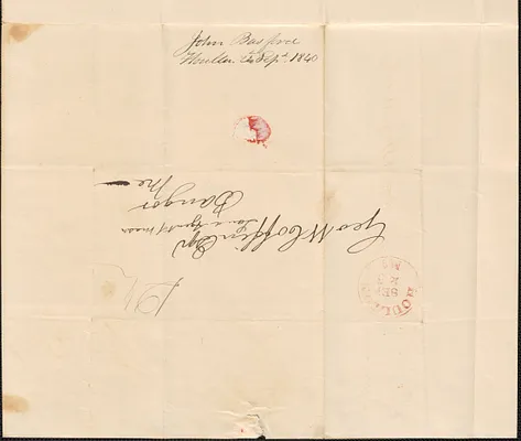 John Basford to George Coffin, 24 September 1840