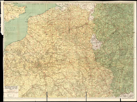 The Daily Telegraph gazetteer war map (no. 4)