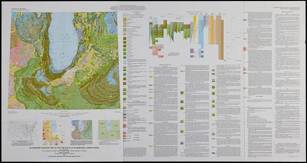 Quaternary geologic map of the Chicago 4° x 6° quadrangle, United States