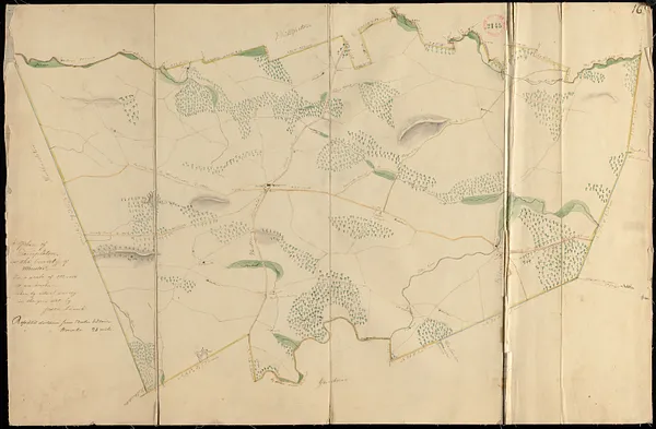 Plan of Templeton made by Jason Lamb, dated 1830
