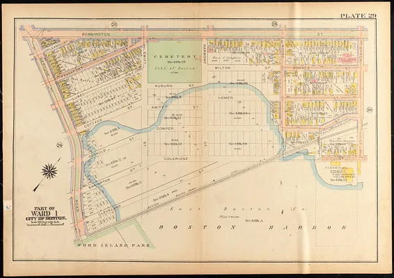 Atlas of the city of Boston, Charlestown and East Boston