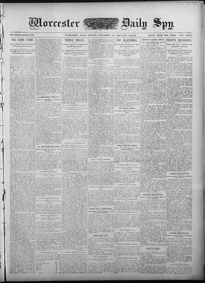 Worcester Morning Daily Spy